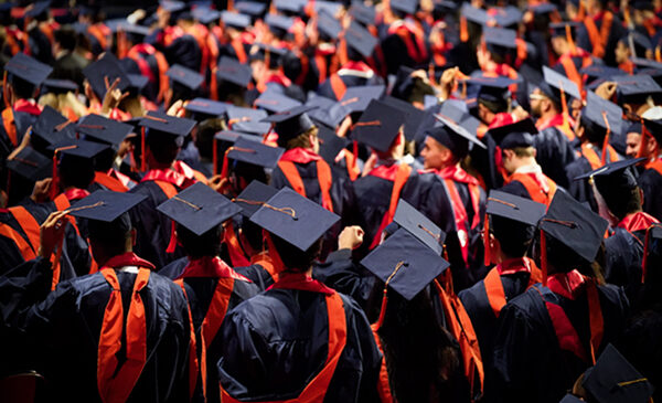 UIC students at graduation