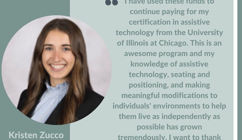 Kristen Zucco 2022-2023 ILOTA AOTF Endowed Scholarship Recipient