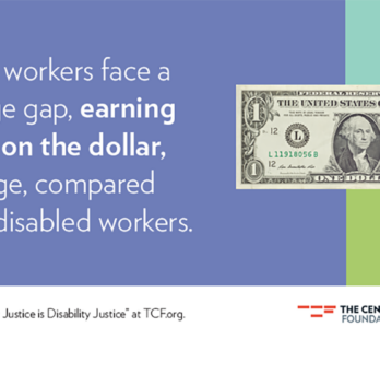 Disabled workers face a stark wage gap, earning 74 cents on the dollar, on average, compared with nondisabled workers. Read more in 