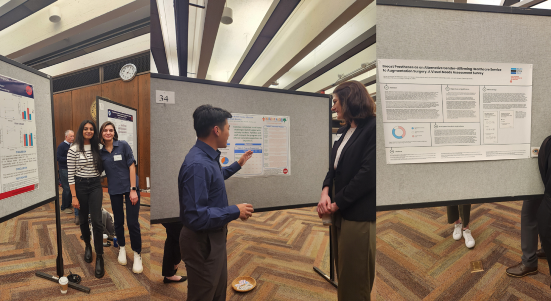 Undergraduate and graduate researchers present posters at AHS Research Day 2023