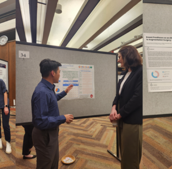 Undergraduate and graduate researchers present posters at AHS Research Day 2023
                  