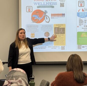 Tina Schmidt-McNulty presents at the Teaching Sustainability Initiative on Dec. 19, 2024
                  