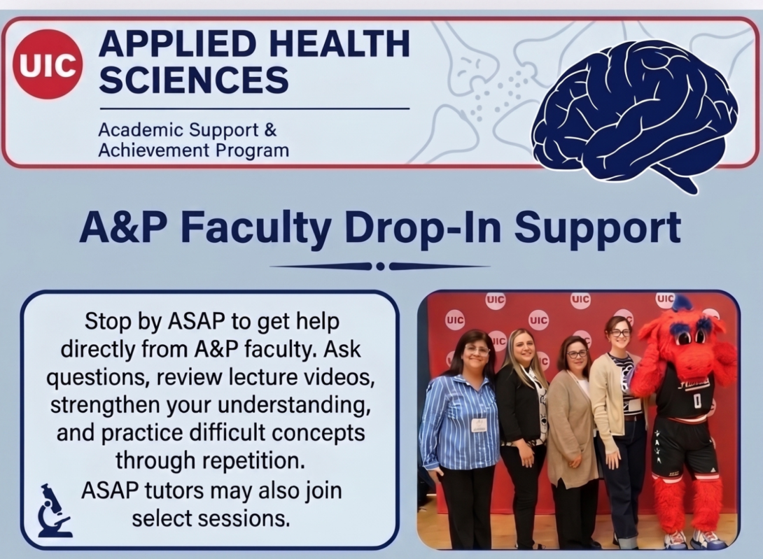 A&P Faculty Drop-In Hours Flyer
