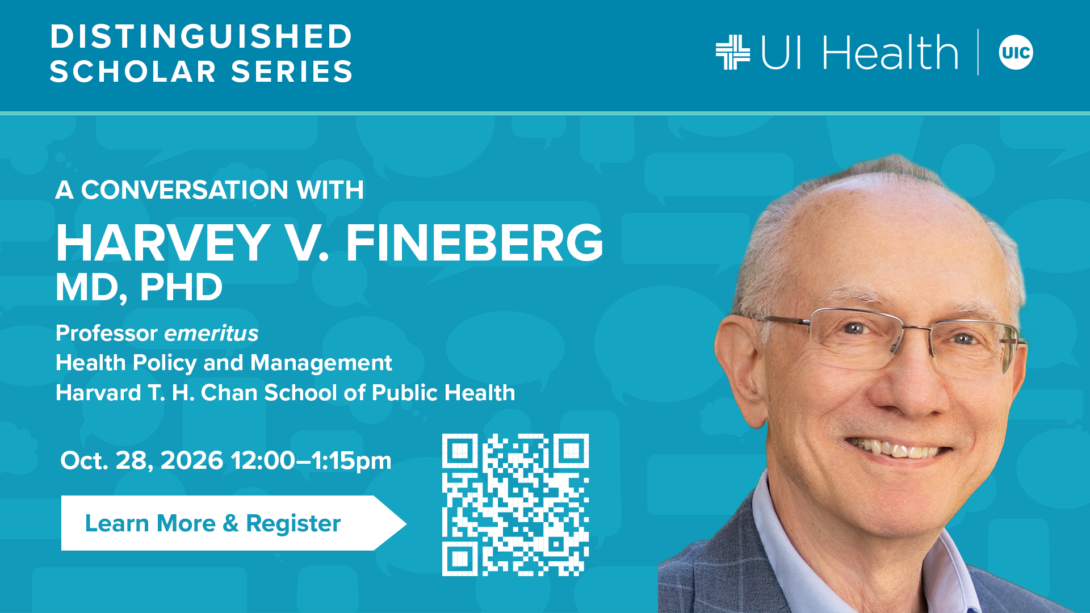 Distinguished Scholar Series: Harvey V. Fineberg, MD, PhD Flyer