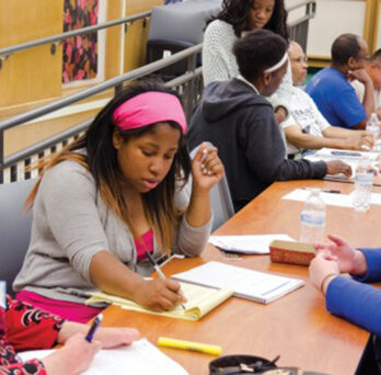 Participants in the Chicagoland Entrepreneurship Education for People with Disabilities attend a summer seminar at UIC.
                  