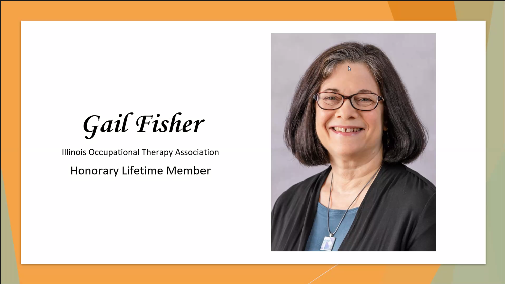 Gail Fisher ILOTA Honorary Lifetime Member Award