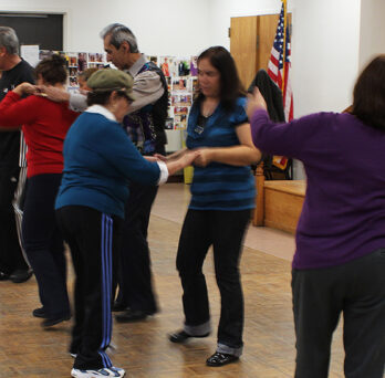 David Marquez' dance class for older Latinos
                  