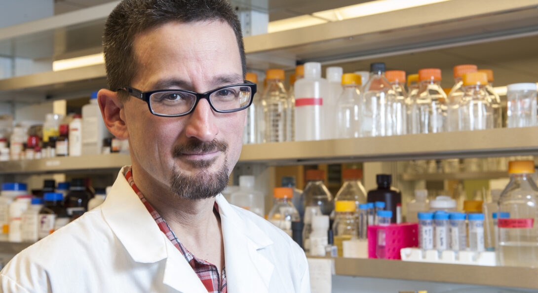 Professor Tim Koh in nutrition lab