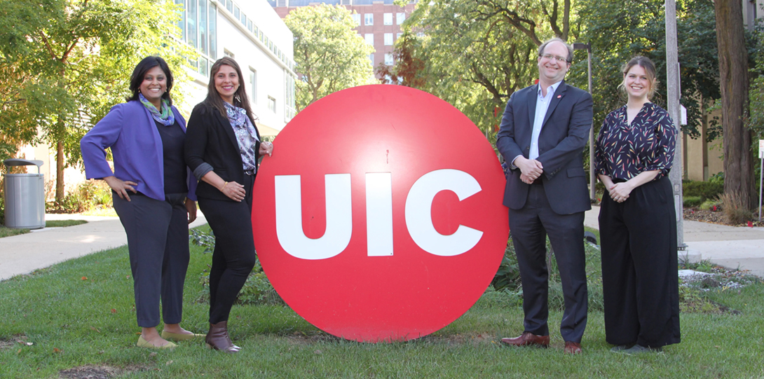 UIC College of Applied Health Sciences faculty members Mary Khetani, Tanvi Bhatt, Andrew Boyd and Samantha Bond are investigators on the project. 