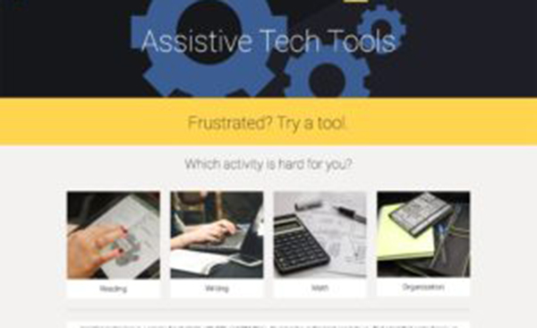 Assistive tech tools website screenshot