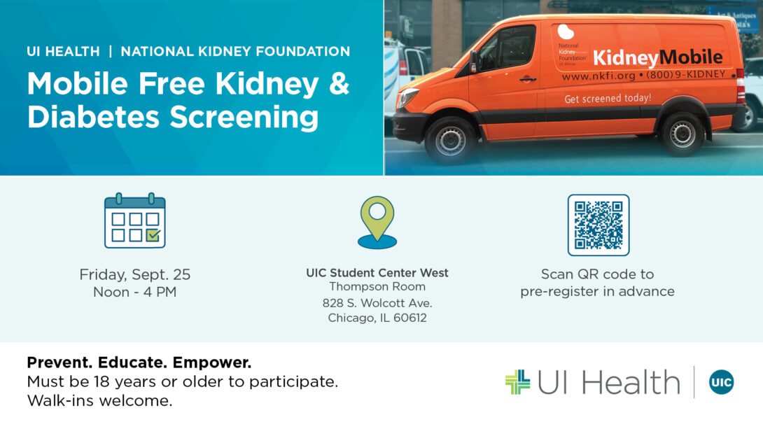 Mobile Free Kidney & Diabetes Screening Flyer